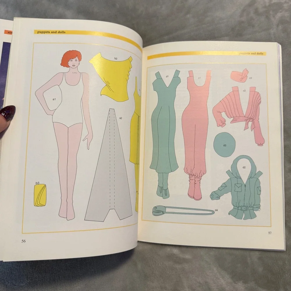 Polly Pinder's Papercrafts Vintage‎ 1994 Paper Craft Book